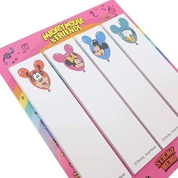 ♡ディズニー　付箋 Amazon.co.jp: ミッキー＆フレンズ[付箋]スティック ふせん 4種
